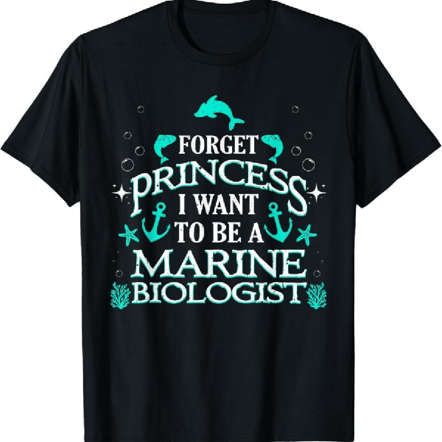 

Funny Marine Biologist Art For Girls Women Marine Biology T-Shirt XXXXXL чорний