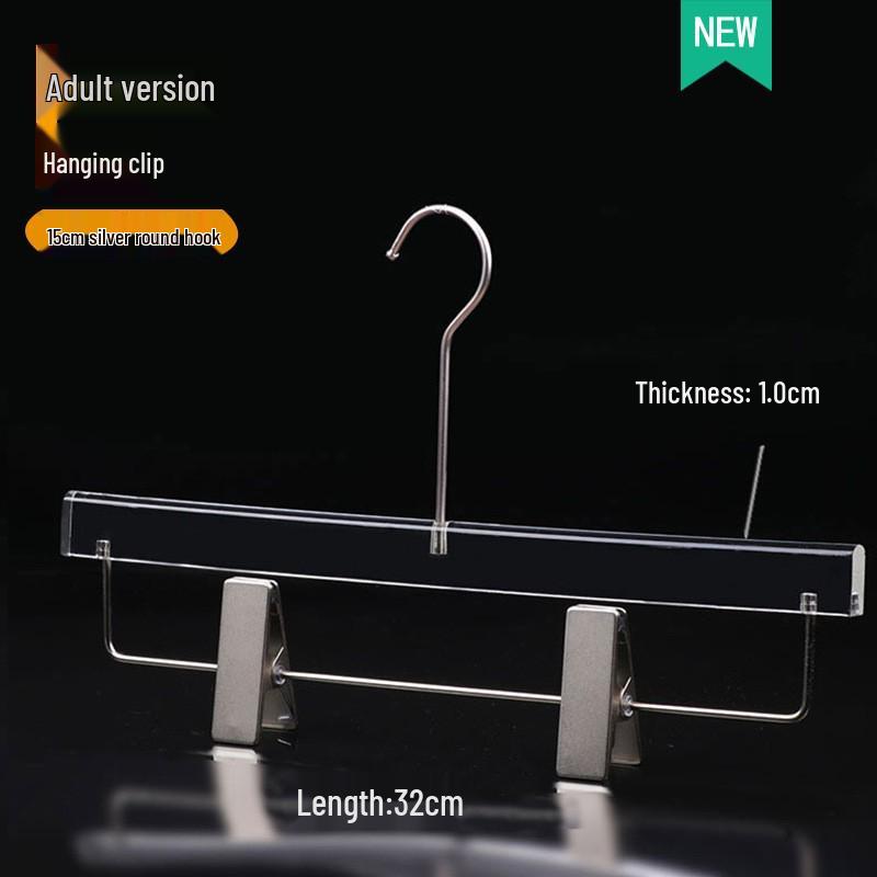 Acrylic Non-slip Hangers for Children's, Men's, and Women's Clothing