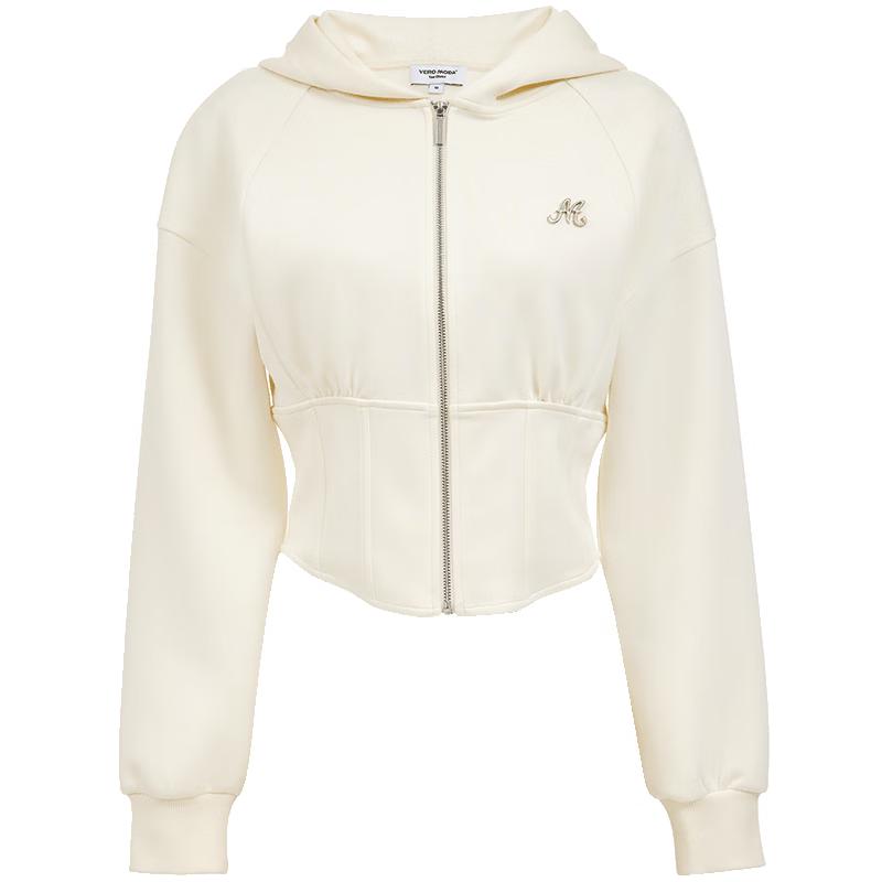 

VEROMODA Cropped Hooded Zip-Up Sweatshirt L