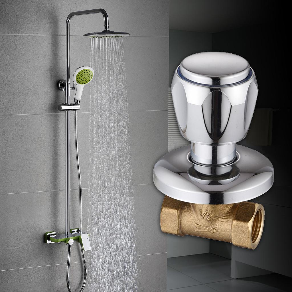 Multipurpose Aluminum Alloy Concealed Water Valves DN15 Female Thread NPT for Home and Commercial Water Systems