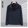 Fleece Jacket Men's Autumn and Winter Handsome Casual Polar Fleece Thickened Warm Couple's Large Size Loose Sweatshirt
