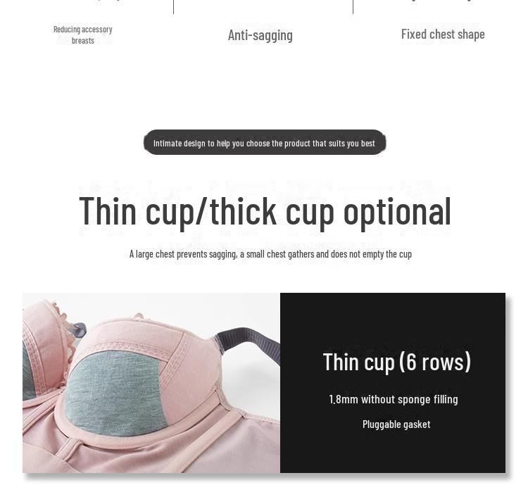 Damen Verstellbarer Lift-BH für Kleine Brüste - Sammeln, Vorbeugen von Erschlaffung, Erweitern und Korrigieren