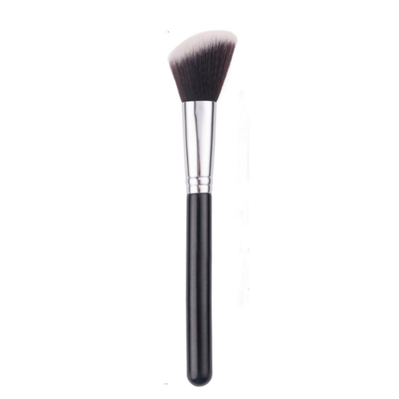 Single Large Makeup Brush: Soft Bristles for Powder, Blush, Foundation, Contour, and Angled Applications
