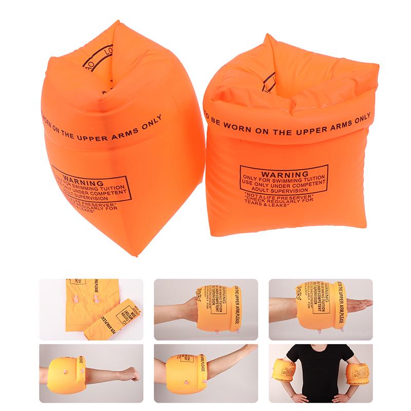 1 Paar Zwembad Hulp Drijver Opblaasbare Zwem Armband Volwassene Kind Leren