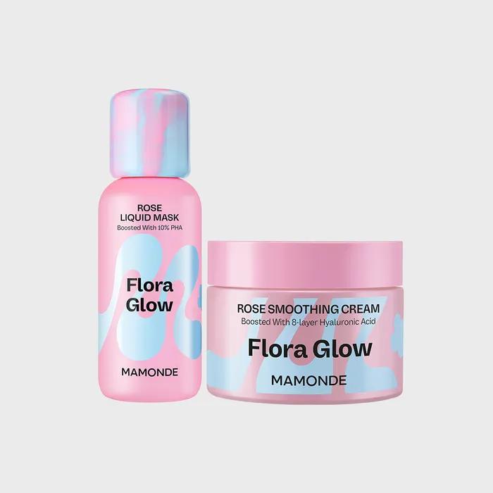 

Жидкая маска Flora Glow Rose 80 мл + Разглаживающий крем Rose 50 мл