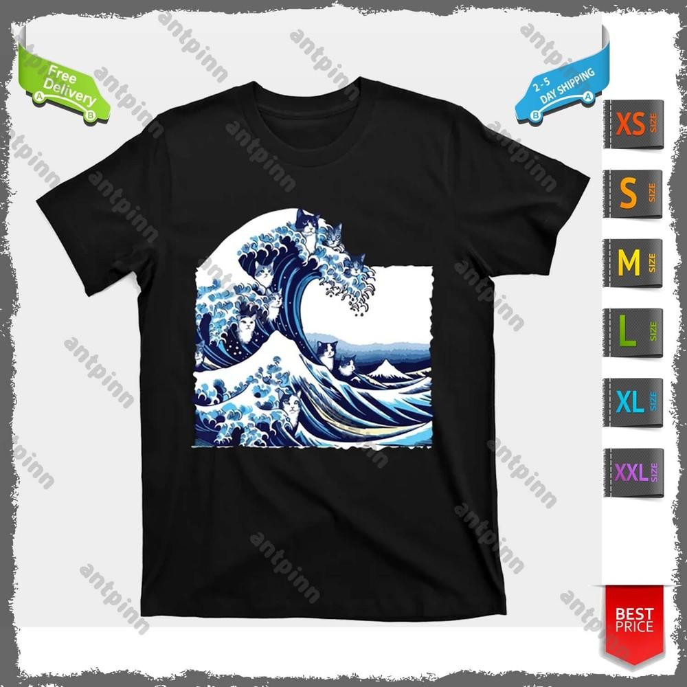Blue Cats Wave For Kamala Funny Cat Owners Kamala Harris T-Shirt For Men & Women Unisex T-Shirt XXXXL