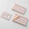 Polymer Clay Shaping Mold for Jewelry Making, Oval Raised Texture Tool with Guide Plate and PLA Three Channel Body, 2 Set Craft Kit