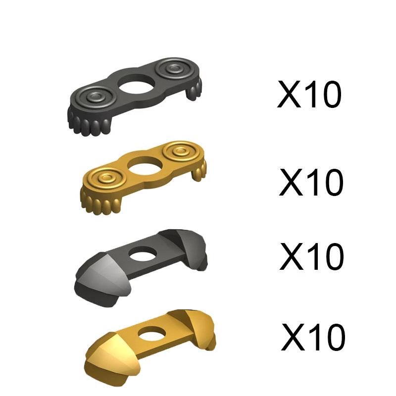 MOC Bausteine Mittelalter Ritter Soldat Actionfiguren Waffen Zubehör Schwert Speer Umhang Weste Helm Rüstung Geschenk Spielzeug Stein