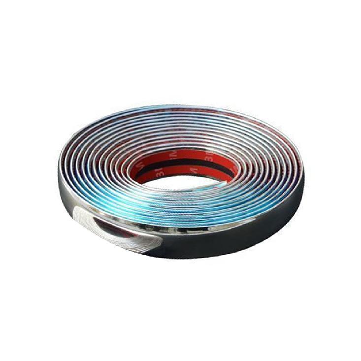 5M Bandă pentru bara de protecție a mașinii, placată cu crom, turnare de protecție pentru ușă auto, ornamente decorative, autocolant decorativ 6mm 10mm 12mm15mm 20mm
