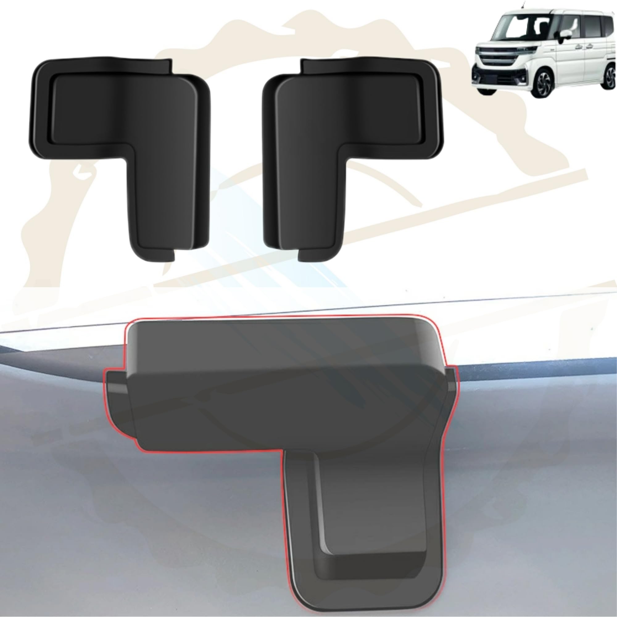 

DodoxDIY Applicable New Spacia Spacia Custom Parts Accessories Antenna Cover 10 чёрный