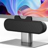 Computer Speaker Black High Definition Stereo Loud Sound Volume Control USB Wired Easily Clamps Display Desktop PC
