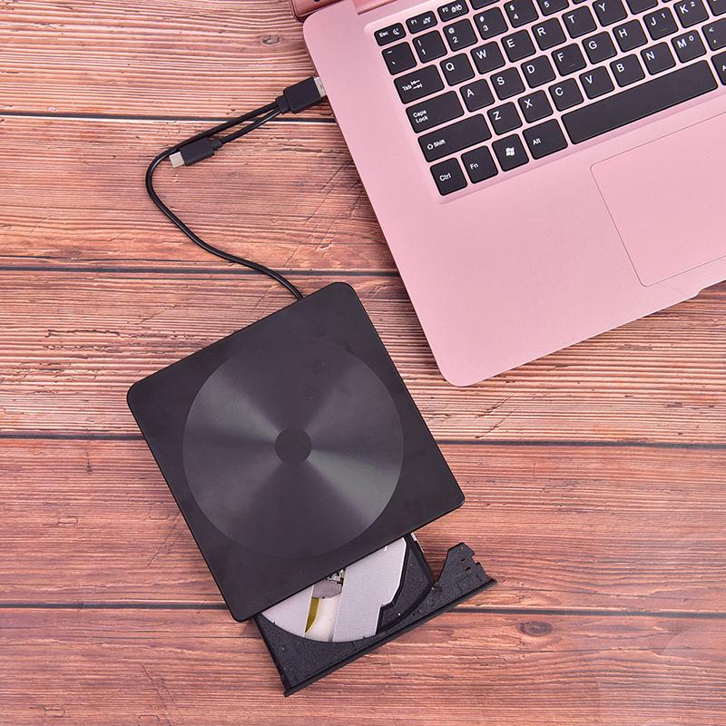 Type C Usb 3.0 UltraThin External Dvd Rw Cd Burner Drive Burner Laptop