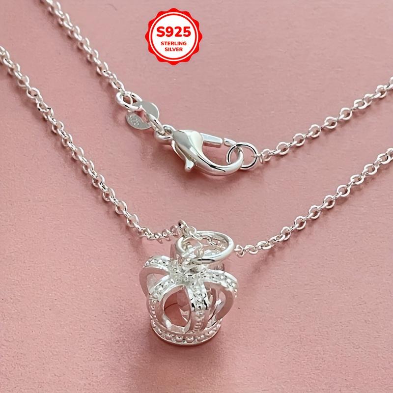 Schöne Kupferkrone Halskette für Frauen Dame Herren DIY beliebter Designerschmuck Weihnachtsgeschenke Zubehör Y21066YY-