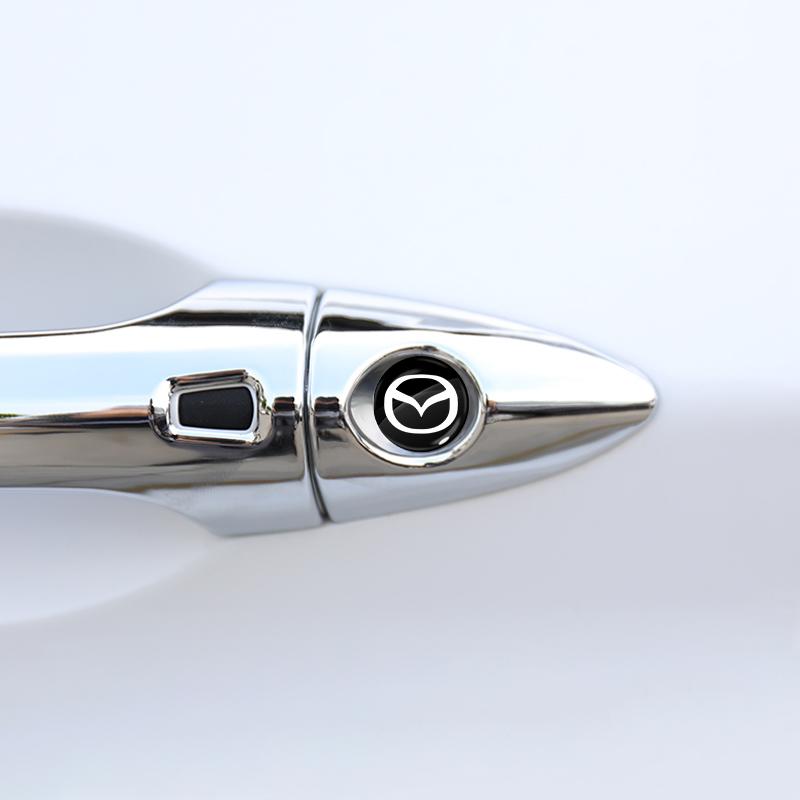 Autocolante Găură Cheie Blocare Mașină Protecție Blocare Ușă Autocolante 3D Mașină Pentru Mazda 6 3 CX5 5 2 323 CX7 Demio Atenza Axela MX30 CX30 CX3 CX9 RX8 RX7