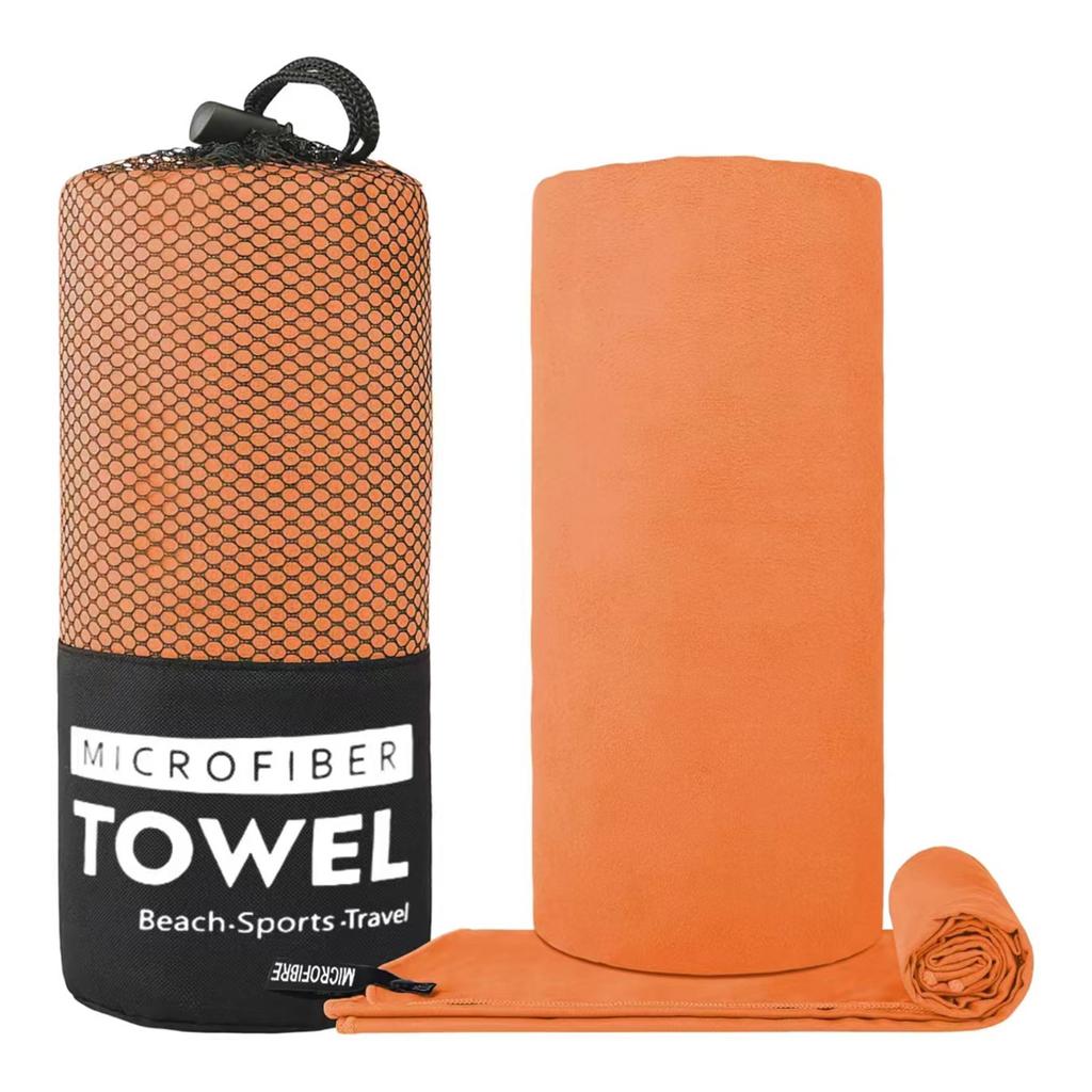 3pcs Microfiber Quick Dry Towel Set With Storage Bag,Sports Bath Gym Towel,Absorbent Bath Towel,Travel Swimming Camping Beach