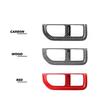 For Kia Sportage NQ5 2026 Carbon Fiber Style Headlight Adjustment Button Cover Automotive Interior Decoration Accessories LHD