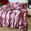 Wed Of Set Bed Fourpiece Set Pillowcase Couvre Lit Luxury Wrinkle Home Ptian Cotton Satin