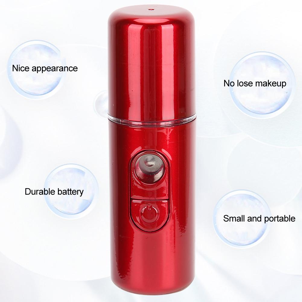 Mist Sprayer   Hydrating Portable USB Face Humidifier SkinCare Beauty Tool(  Gold )