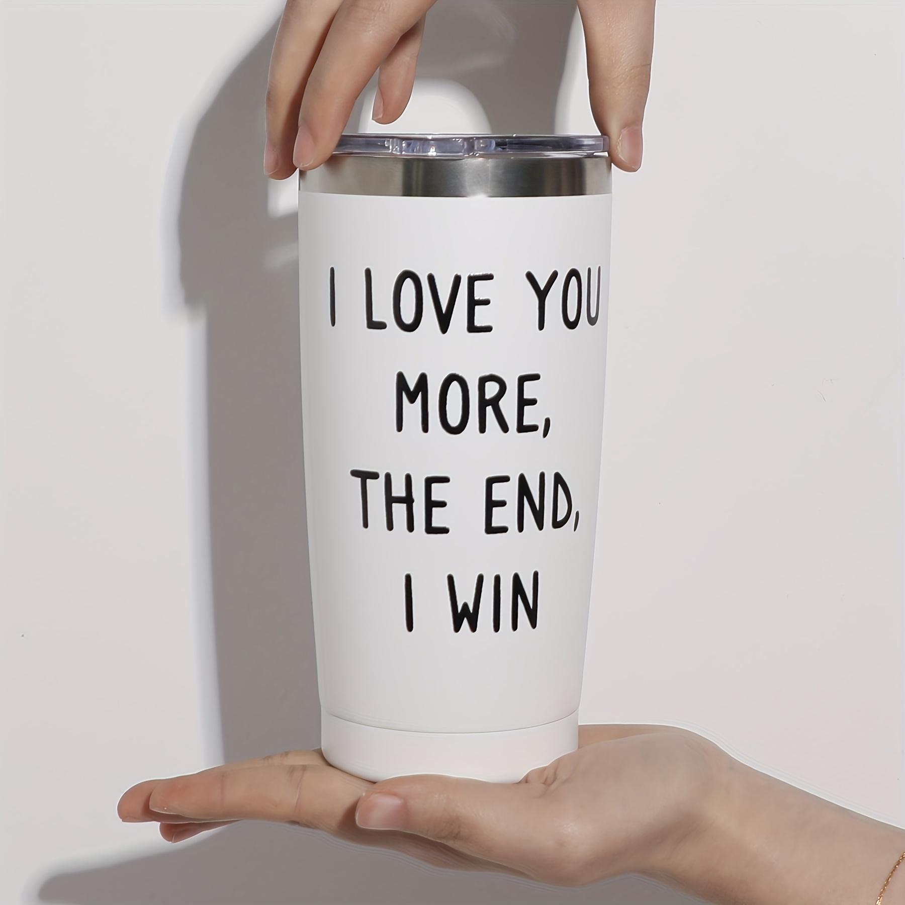 

1pc-A coffee thermos with personalized expression, suitable as a gift for family, friends, and best friends 501-600ml белый