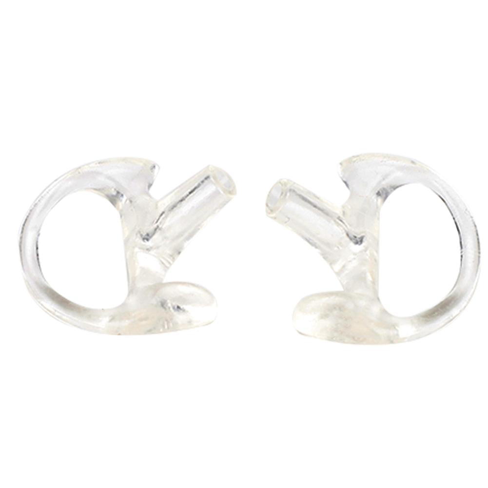 Soft Comfortable Transparent Silica Gel Ear Mould Replacement for Most Coil Tube Audio Kits