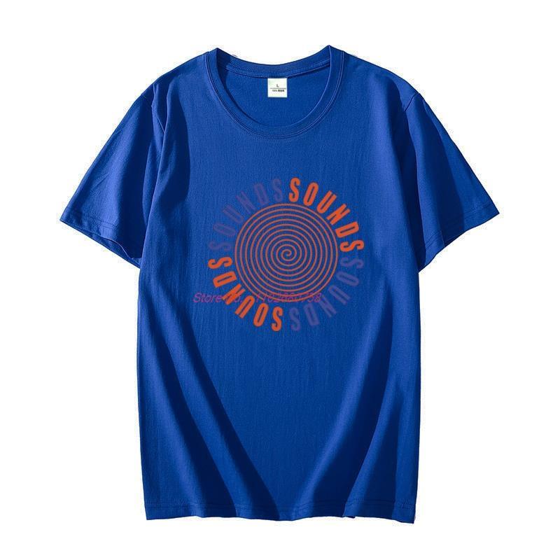 Unisexs Oversized Short Sleeve Tshirt Sounds Magazine Funny Graphic Cotton Round Neck Print Casual Shirt