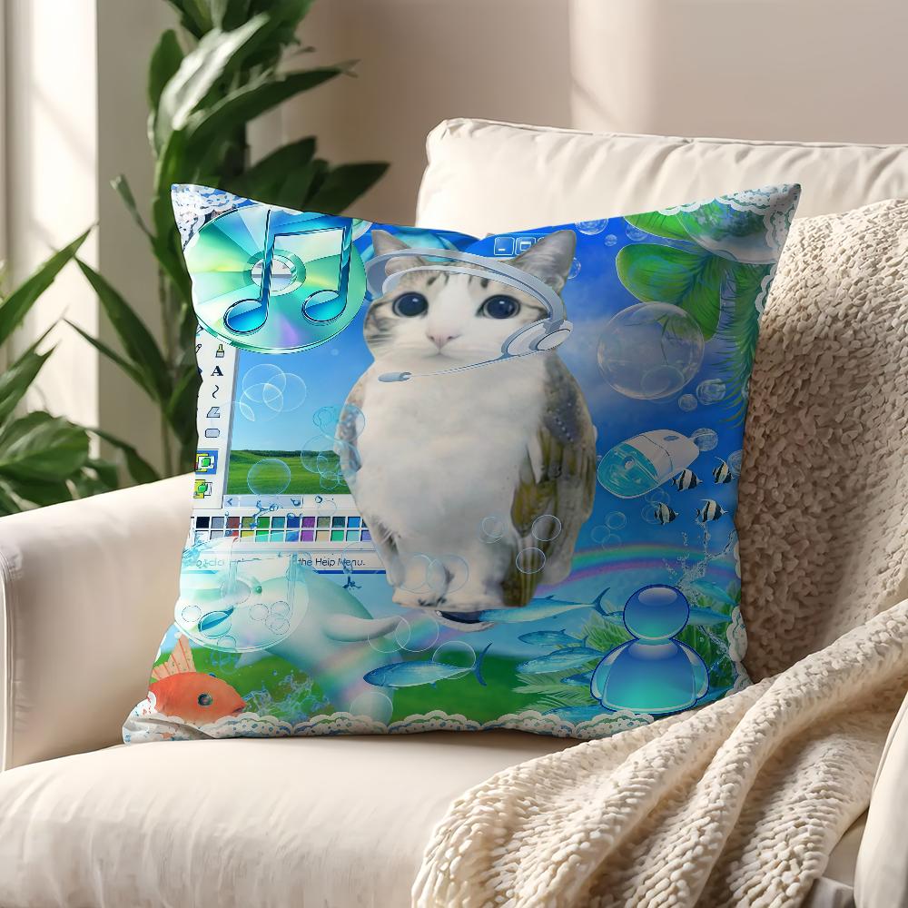 Fantastic cat Funny cushion cover Best Home Office Coffee Pillow Sofa Printing Decoration Room Shop Car Nordic Simplicity Hit