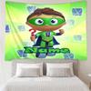 Custom Name Super Why Print Tapestry, Backdrop, Easy Setup, Ideal for Bedroom, Office & Living Room, with Aesthetic Wall Hanging Decor.
