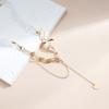 Elegant Irregular  Tassel Chain Swallow Pendant Necklace For Women Vintage Creative Chocker Necklace Wedding Jewelry