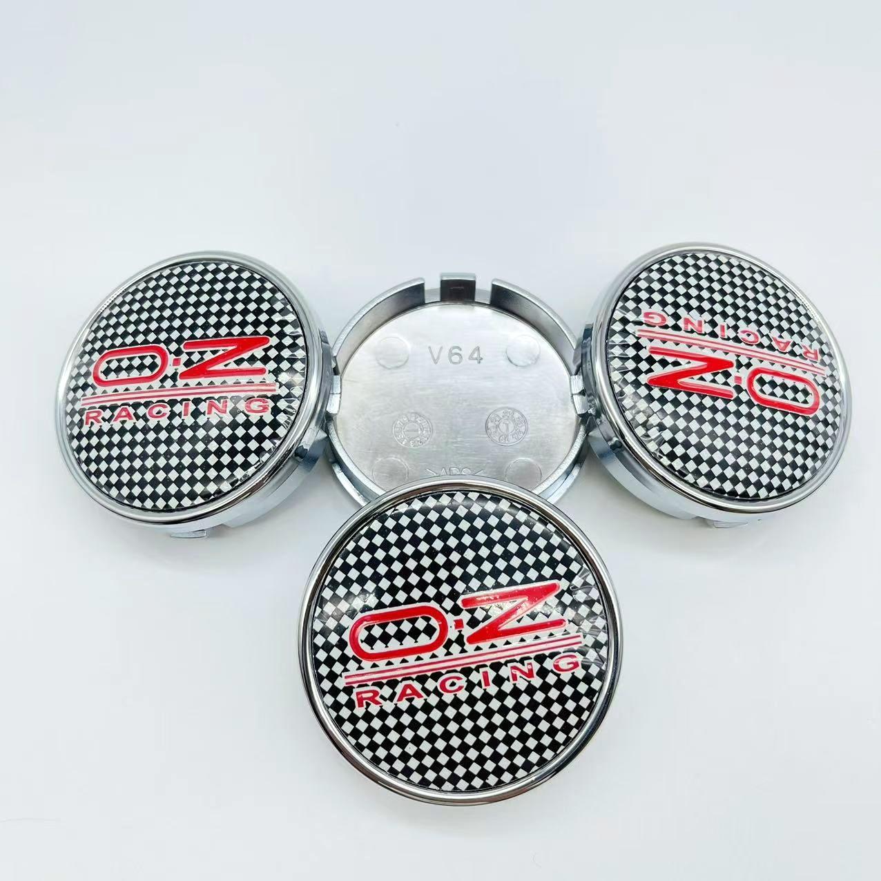 

4pcs Car Wheel Center Hub Caps 64mm For OZ Racing Alloy Auto Wheel Rim Center Hub Cap 56mm OZ Badge sticker Styling accessories For OZ Badge&4pcs V64mm Cap