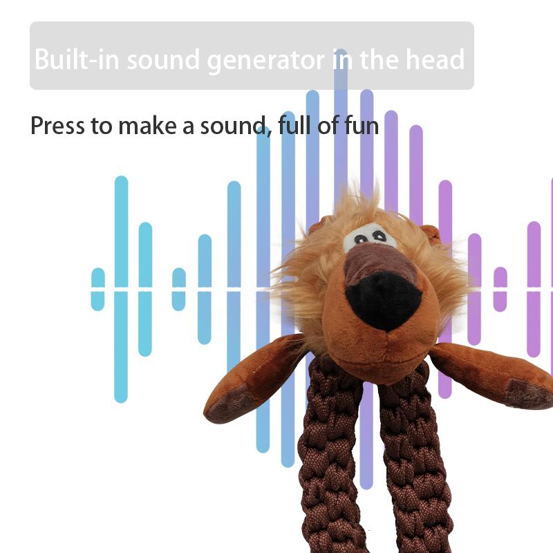Custom Eco Friendly Interactive Emotion Rope Teeth Clean Cute Toy Dog Chew Toy Dog Toy