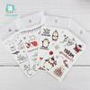 Ricalon Glow-in-the-Dark Waterproof Christmas Temporary Tattoos for Kids