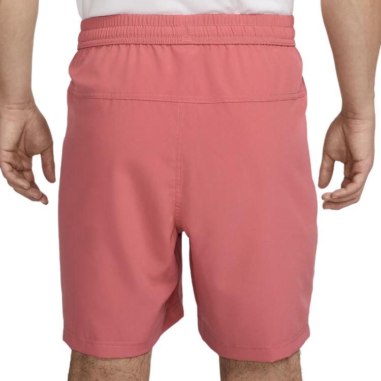 Nike Solid Mid-Waist Drawstring Casual Shorts Men Bottoms Pink DV9858-655