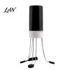 Frusta Elettrica Automatica per Salse, Mixer da Cucina a Mano Libera, 3 Velocità, Funzionamento a Batteria, Strumento di Mescolamento in Silicone, Gadget, Base Triangolare Stabile, Senza Fili