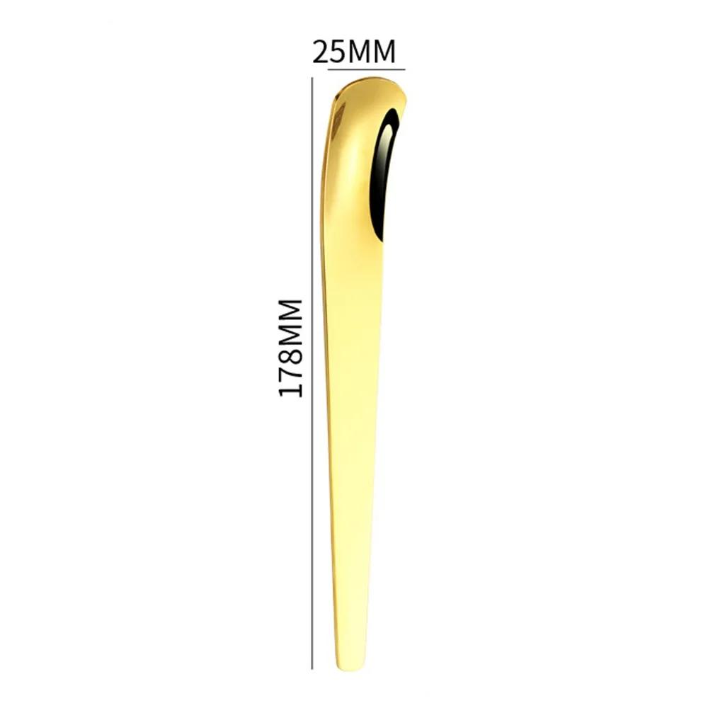 New 304 Stainless Steel Tea Sticks Japanese Traditional Dessert Spoon Matcha Spoon Teaware