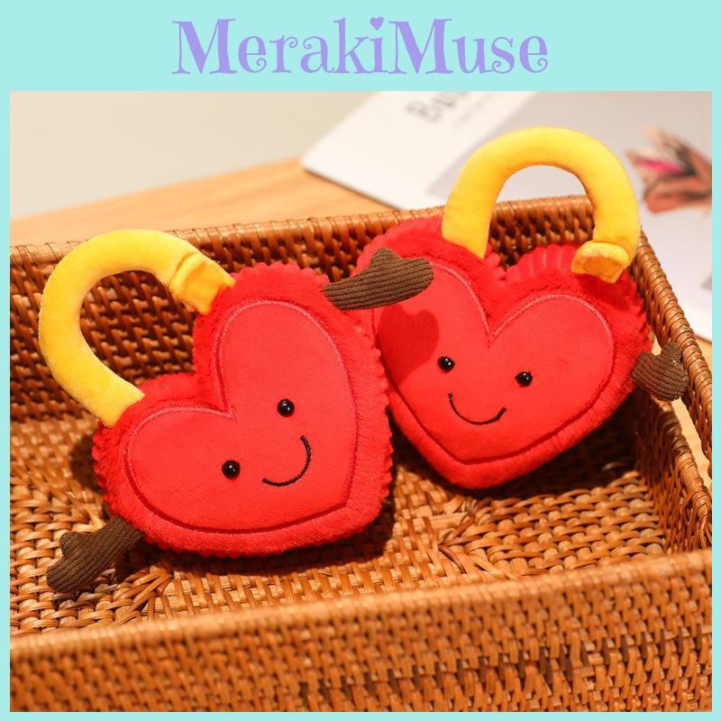 Heart Lock Plush Toy Couple Gift For Valentines Day Romantic Decor