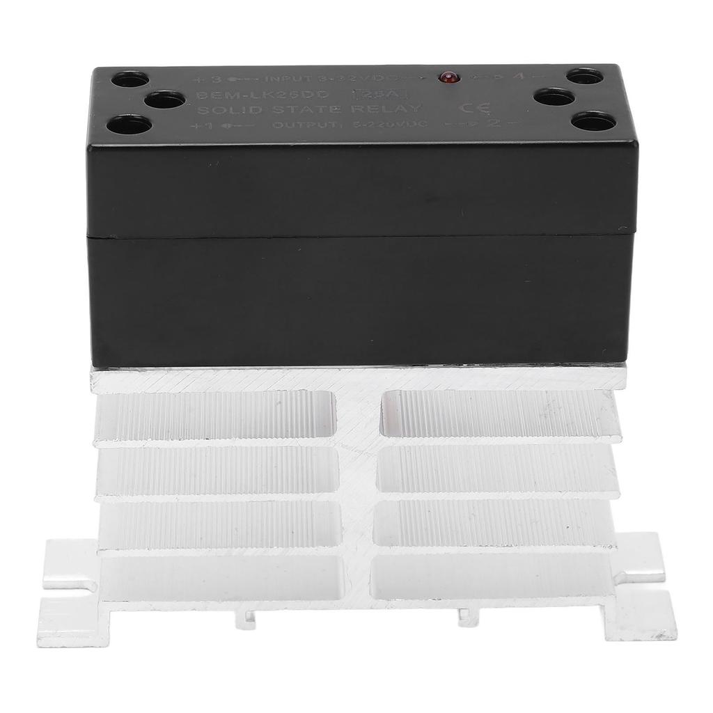 BERM Solid State Relay SSR Input 3‑32V DC Output 5‑220V DC 25A Electrical Equipment