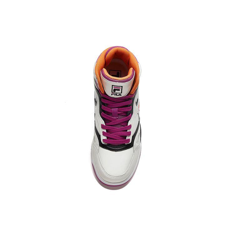Fila KJ 7 Fabric Synthetic Leather Comfortable Trendy High-Top Retro Basketball Shoes Women Sneaker Kobe-Purple F52W931204FLP