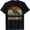 Retro Vintage Gift For Cycling Lovers Bicycle Cranky T-Shirt