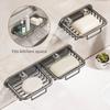 Detachable Soap Storage Rack Rustproof Self-Draining Soap Dish Drainage Soap Holder  Kitchen