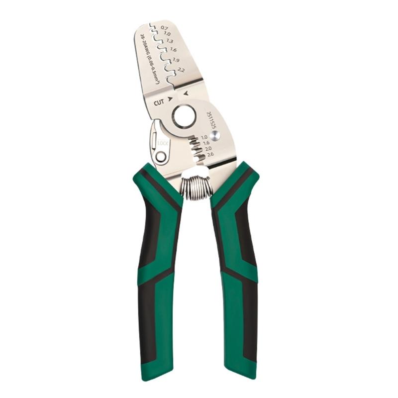 Compact Multipurpose Cable Cutter Tool Wire Crimping Stripping Pliers with Ergonomic Design For Electricians Maintenance