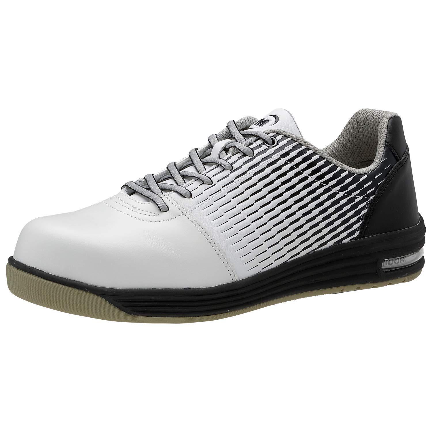 

Midori Anzen Safety Work JSAA Профессиональные Ботинки с широким носком см, Сертифицированные, Кроссовки, Легкие, Защитный подносок, WPA110, Бело-черные, 30.0