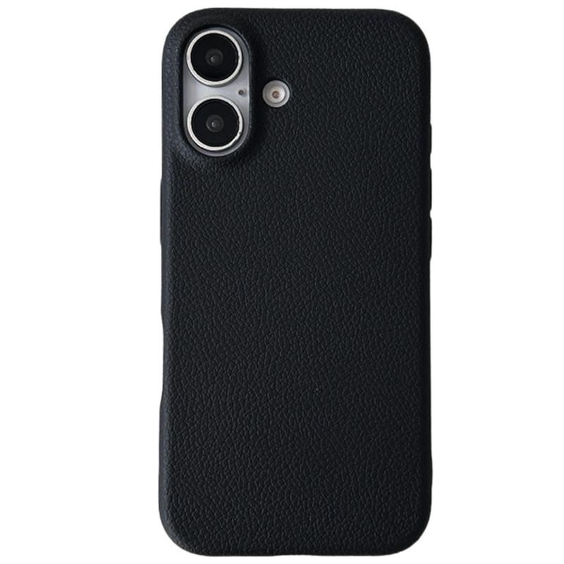 Leather Texture iPhone 17 Case - Compatible with Apple 16 Pro Max, Silicone 15, 14, 13, 12