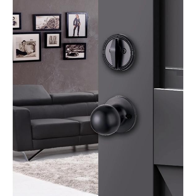 1 Set Zinc Alloy Door Locks European Style American Outdoor Door Lock Villa Entrance Door Large Handle Anti-theft Lock with Key