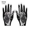 2025 Neues Professionelles Henna Schablone Temporäres Handtattoo Körperkunst Aufkleber Vorlage Hochzeit Werkzeug Blume Tattoo Schablone