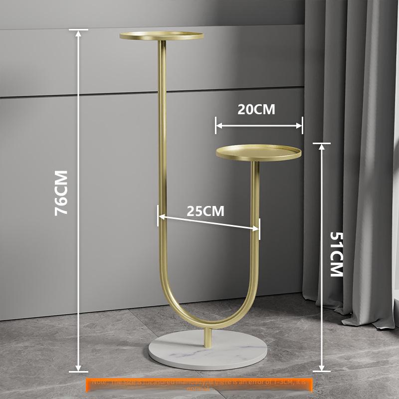 Moderno Semplice Porta Vasi a Più Strati da Pavimento per Decorazione Interna e da Balcone