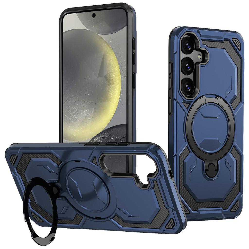 For Samsung Galaxy S26 / S26 Pro Magnetic Case Ring Kickstand PC + TPU Hybrid Phone Cover