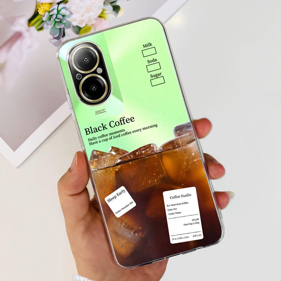 For OPPO Realme C67 4G Case Cute Cartoon Clear Soft Silicone Back Cover For Realme C67 4G RMX3890 C 67 RealmeC67 Shockproof Case