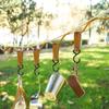 Outdoor camping storage rack 4-piece set, hook PU buckle, self driving travel, portable wind rope buckle, fixed buckle