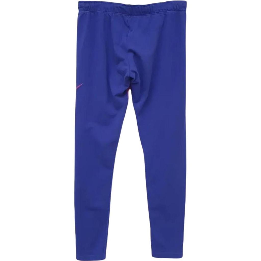 Nike Letter Print Sports Training Tight Pants Kids bottoms Blue Purple 728406-513