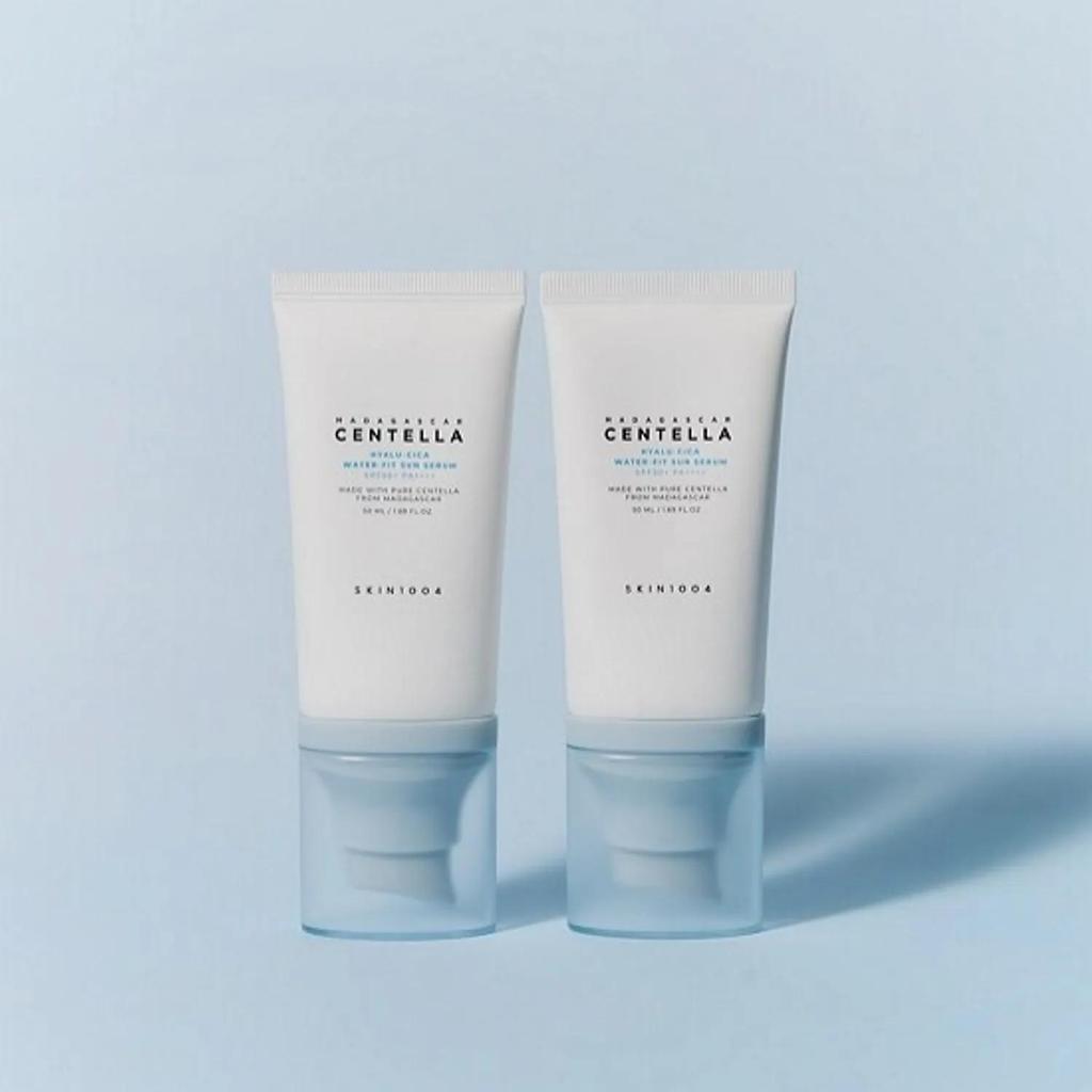 Skin1004 Madagascar Centella Hyalu-Cica Water-Fit Sun Serum 50mL*2ea (Twin Pack)